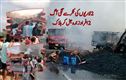 کھمم میں لاریوں کی ٹکر سے 2 ٹرک ڈرائیورز زندہ جل گئے